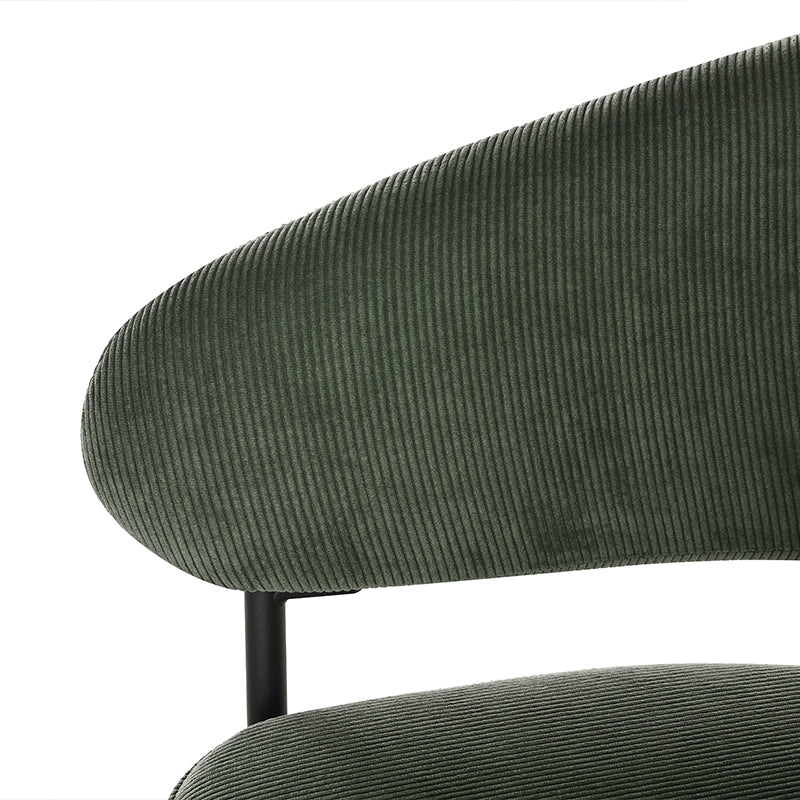 Eloise Eetkamerstoel [Set van 1] [Fluweel & Chenille]