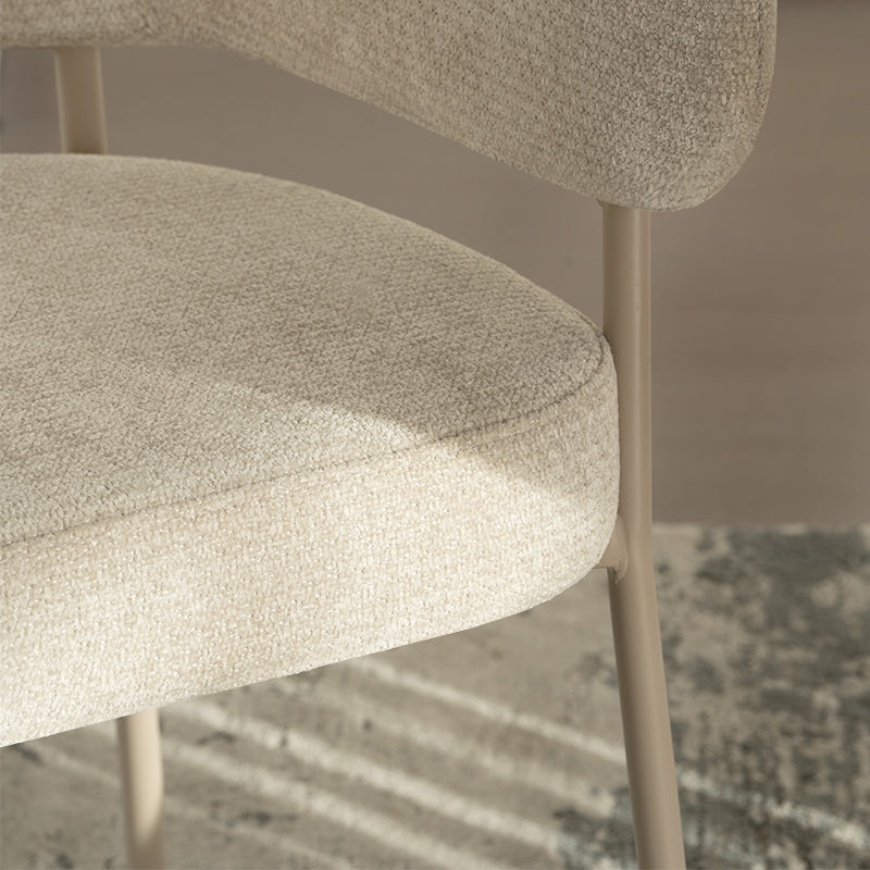 Eloise Eetkamerstoel [Set van 2] [Fluweel & Chenille]