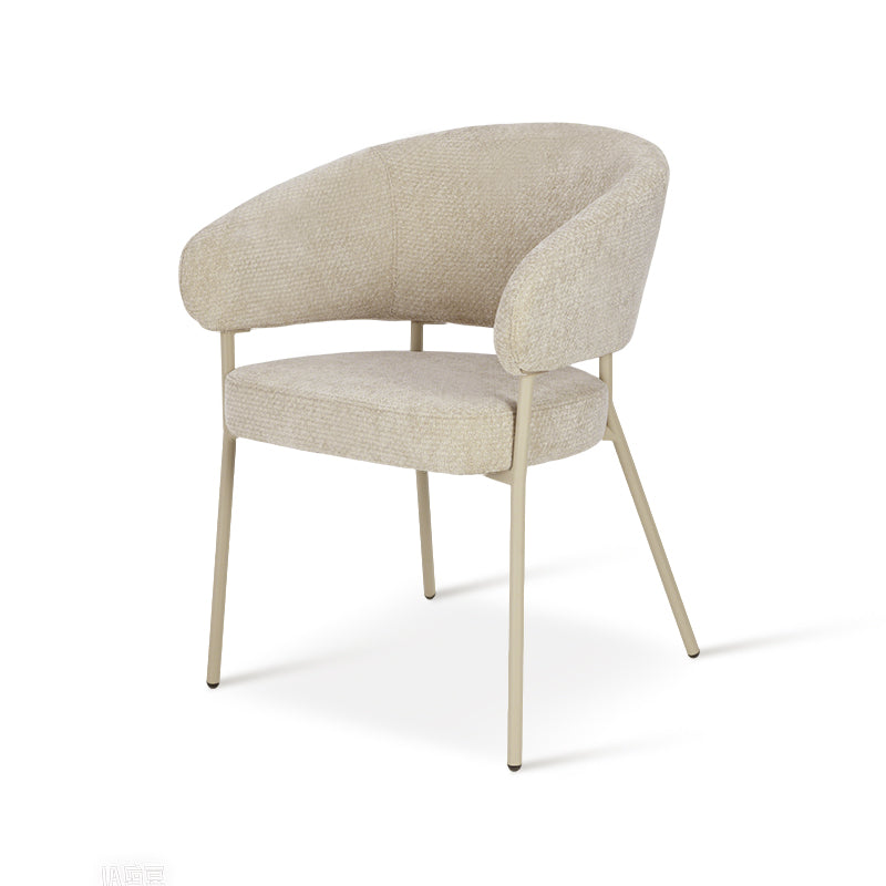 Eloise Eetkamerstoel [Set van 1] [Fluweel & Chenille]