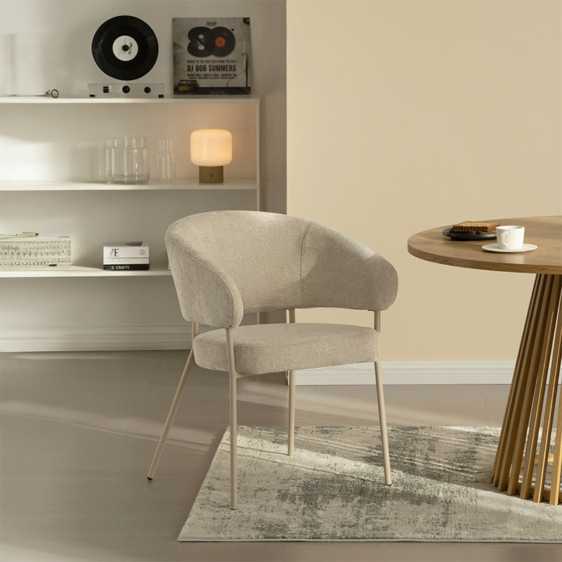 Eloise Eetkamerstoel [Set van 1] [Fluweel & Chenille]