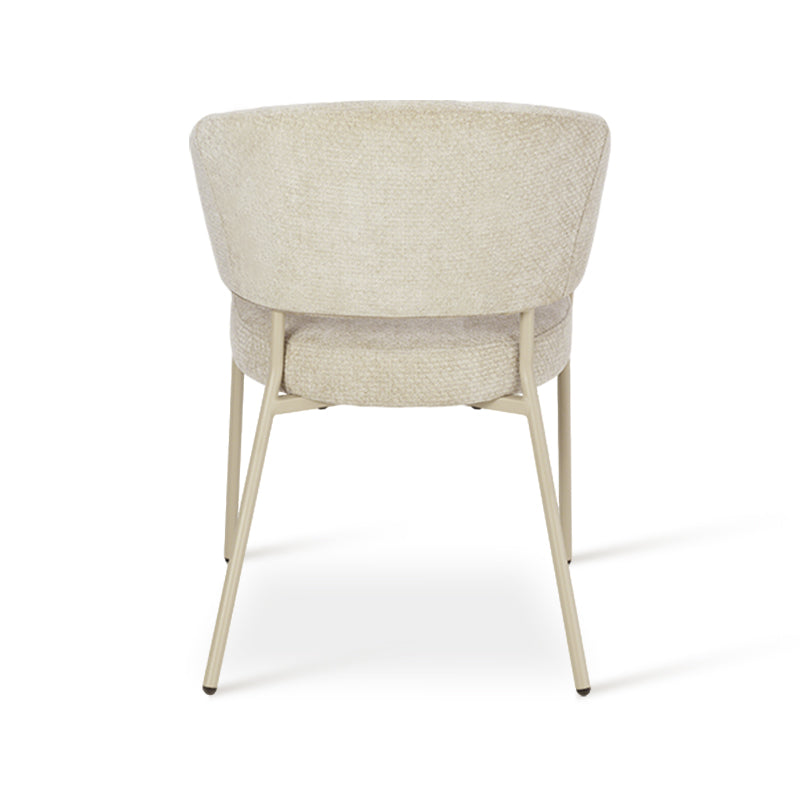 Eloise Eetkamerstoel [Set van 1] [Fluweel & Chenille]