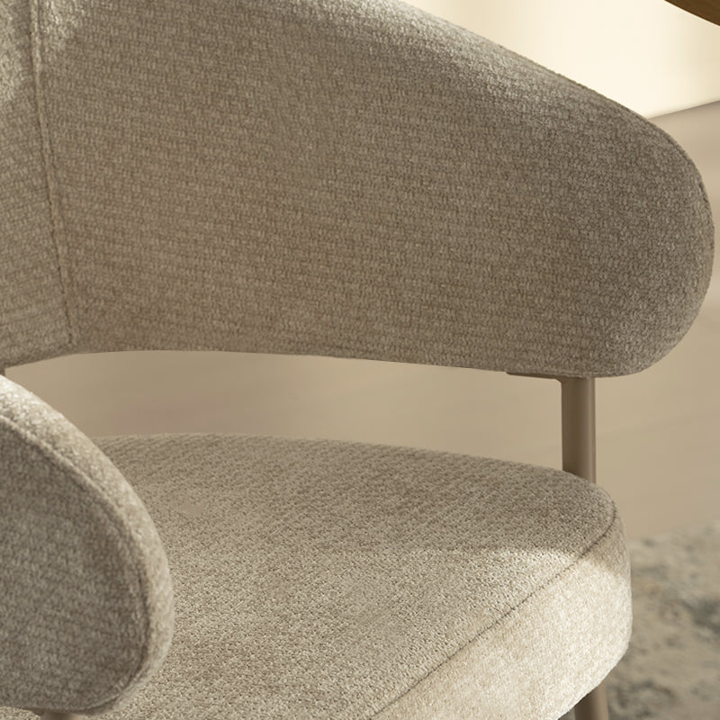 Eloise Eetkamerstoel [Set van 1] [Fluweel & Chenille]