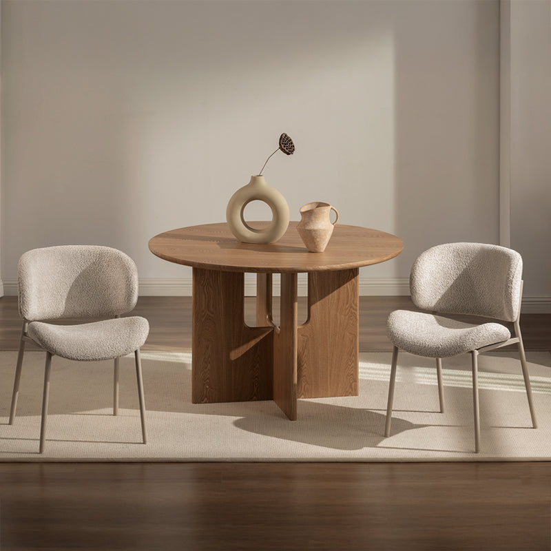 Hadley Eetkamerstoel [Set van 2] [Boucle Stof]