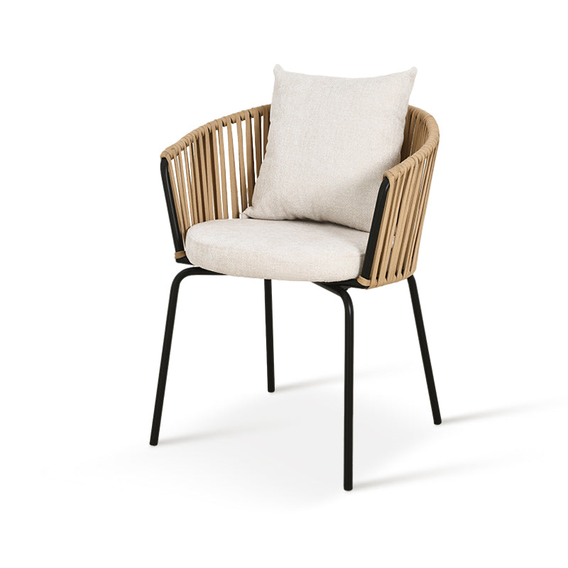 Louisa eetkamerstoel [Set van 1] [Linnen stof]