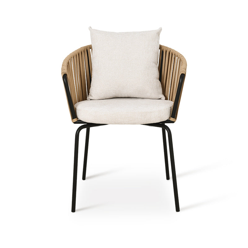 Louisa eetkamerstoel [Set van 1] [Linnen stof]