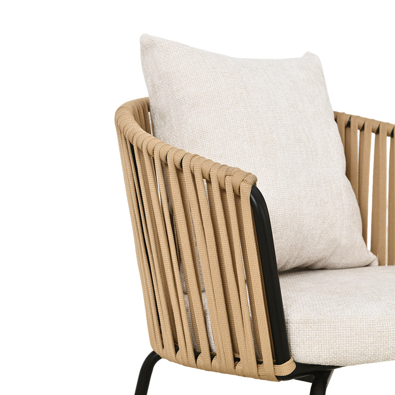 Louisa eetkamerstoel [Set van 1] [Linnen stof]