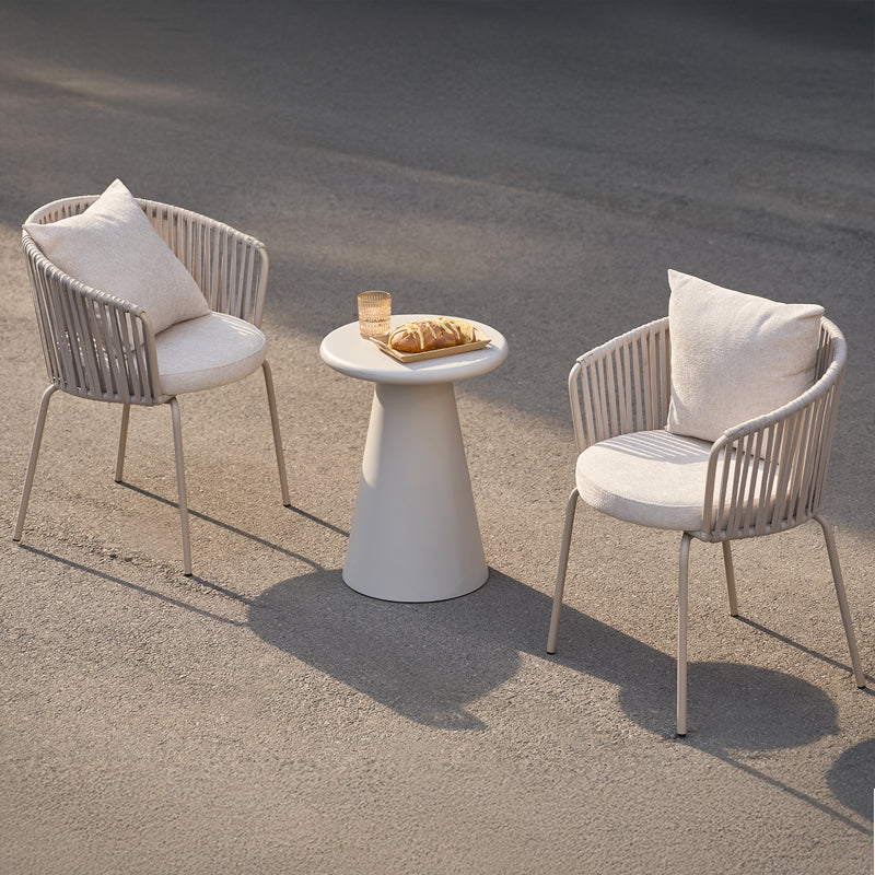 Louisa eetkamerstoel [Set van 1] [Linnen stof]