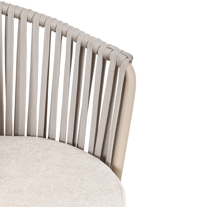 Louisa eetkamerstoel [Set van 1] [Linnen stof]