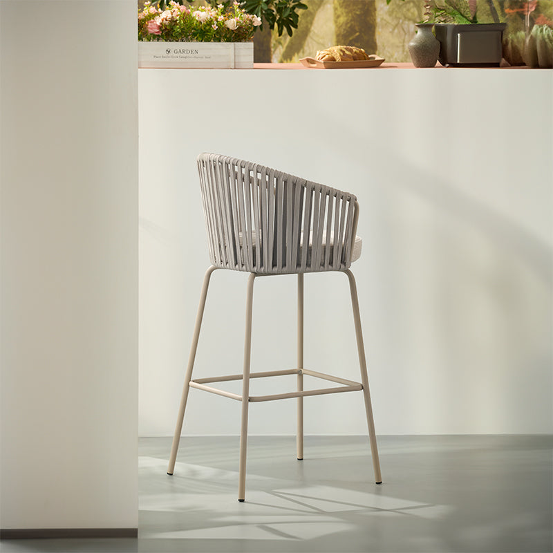 Louisa barkruk [Set van 2] [Linnen stof] [65 cm]