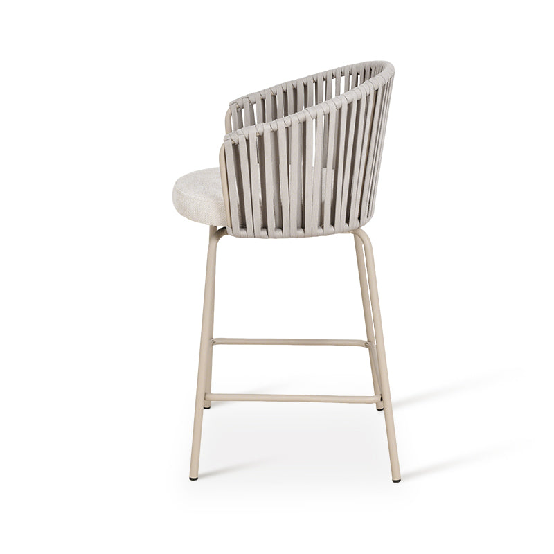 Louisa barkruk [Set van 2] [Linnen stof] [65 cm]