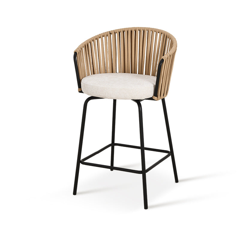 Louisa barkruk [Set van 2] [Linnen stof] [65 cm]