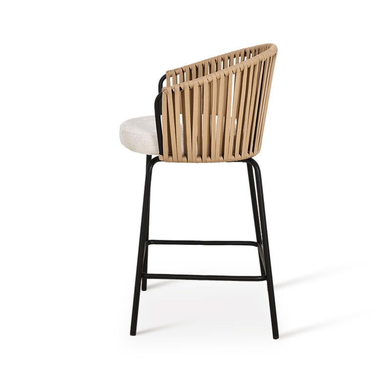 Louisa barkruk [Set van 2] [Linnen stof] [65 cm]