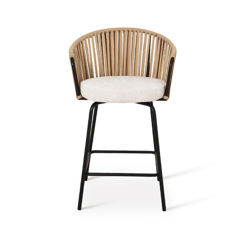 Louisa barkruk [Set van 2] [Linnen stof] [65 cm]