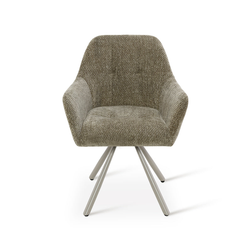 Armlehnenstuhl Elara [2er Set] [Chenille] [360-Grad-Drehteller] Ofcasafurniture DE