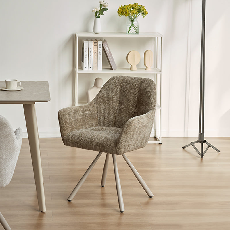 Armlehnenstuhl Elara [2er Set] [Chenille] [360-Grad-Drehteller] Ofcasafurniture DE