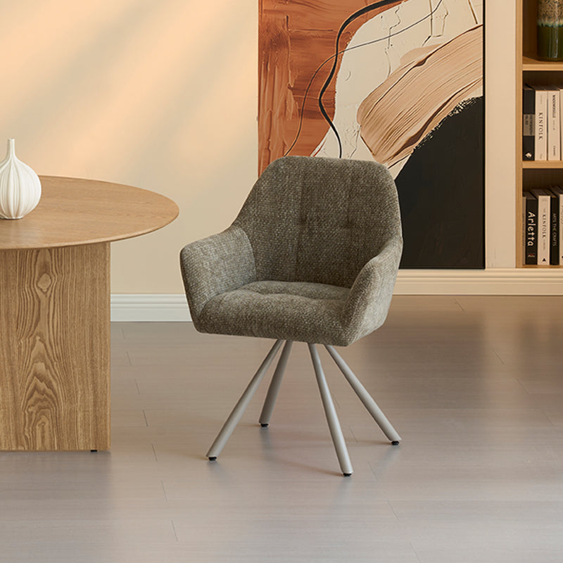 Armlehnenstuhl Elara [2er Set] [Chenille] [360-Grad-Drehteller] Ofcasafurniture DE