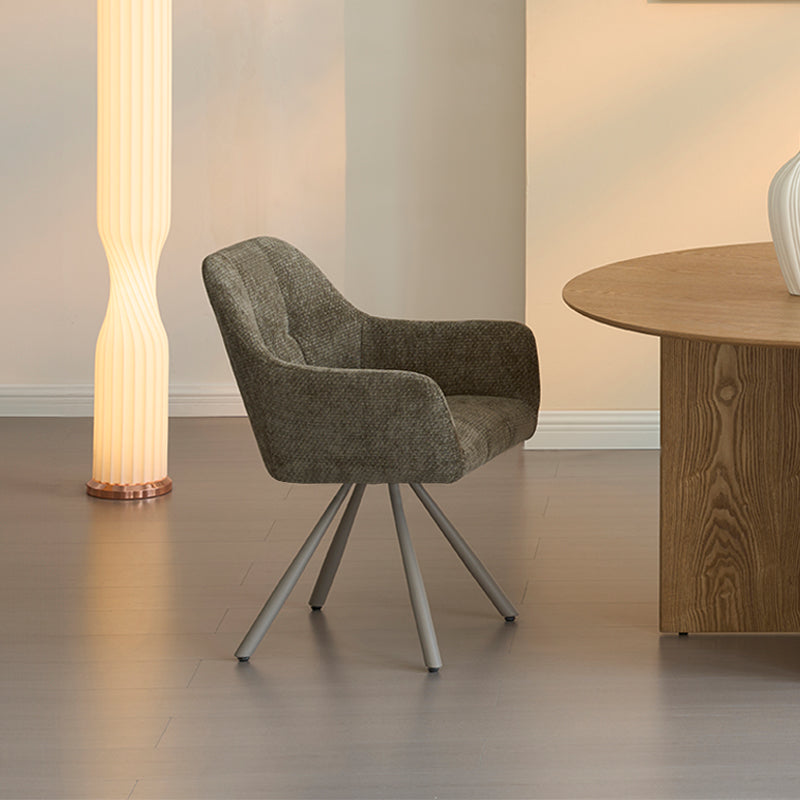 Armlehnenstuhl Elara [2er Set] [Chenille] [360-Grad-Drehteller] Ofcasafurniture DE