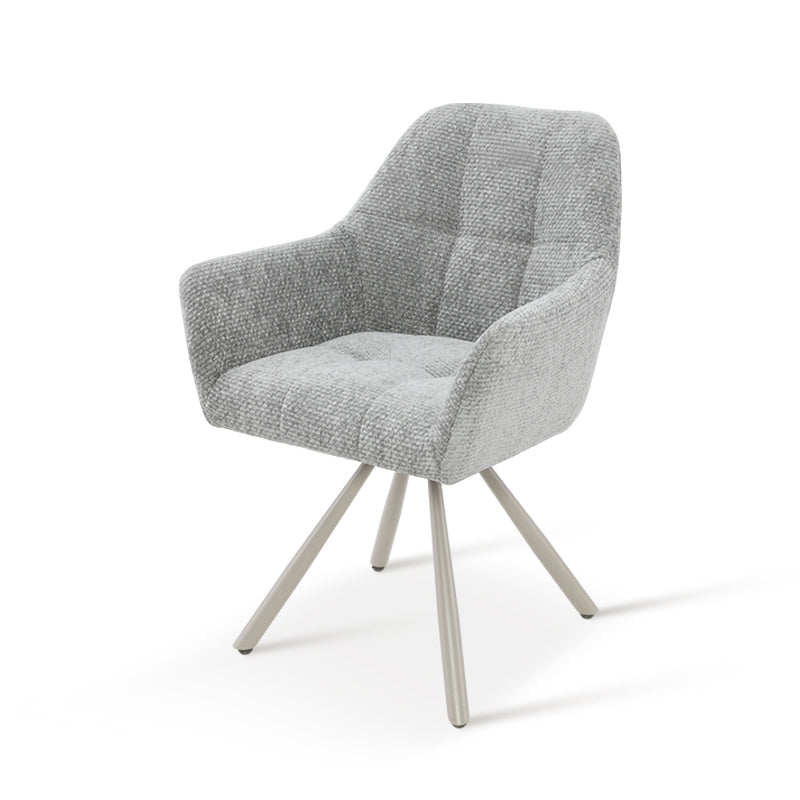 Armlehnenstuhl Elara [2er Set] [Chenille] [360-Grad-Drehteller] Ofcasafurniture DE