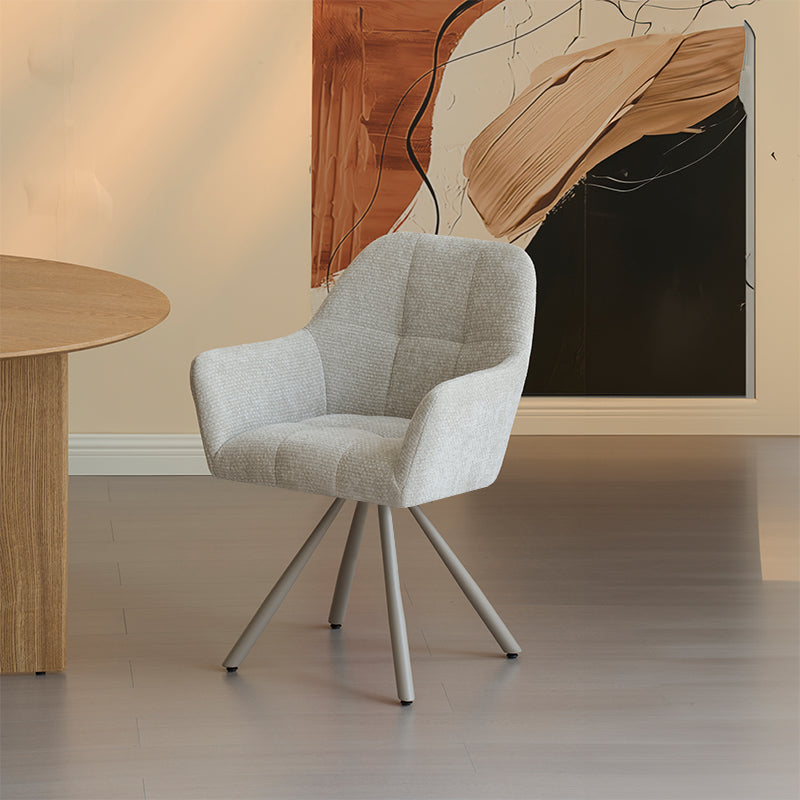 Armlehnenstuhl Elara [2er Set] [Chenille] [360-Grad-Drehteller] Ofcasafurniture DE