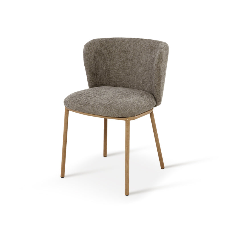 Karin Eetkamerstoel [Set van 2] [Bouclette & Linnen Stof]