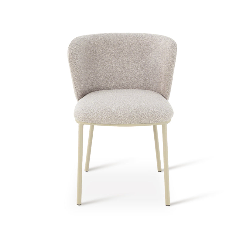 Karin Eetkamerstoel [Set van 2] [Bouclette & Linnen Stof]