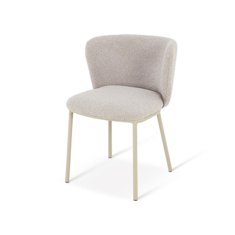 Karin Eetkamerstoel [Set van 2] [Bouclette & Linnen Stof]