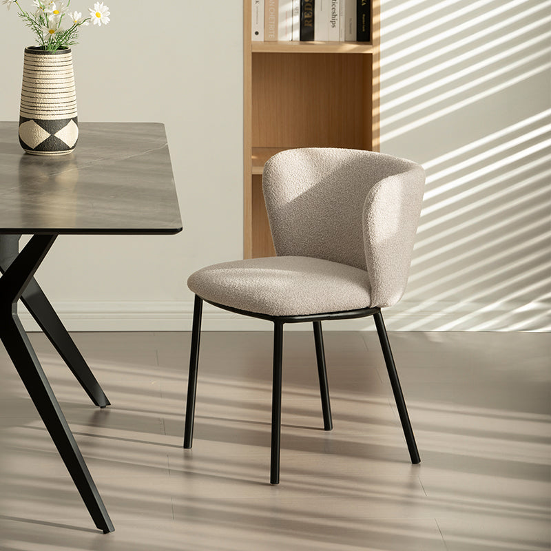 Esszimmerstuhl Karin [2er Set] [Boucle] Ofcasafurniture DE