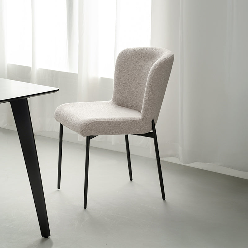 Joslyn Eetkamerstoel [Set van 2] [Bouclette Stof]