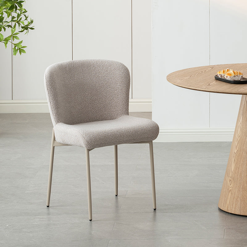 Joslyn Eetkamerstoel [Set van 2] [Bouclette Stof]