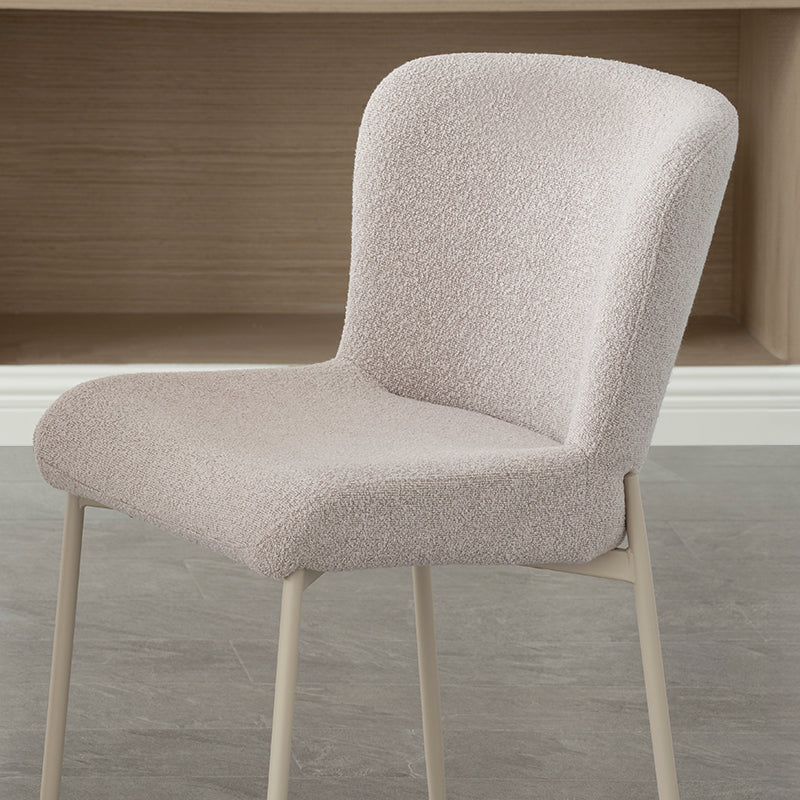 Joslyn Eetkamerstoel [Set van 2] [Bouclette Stof]