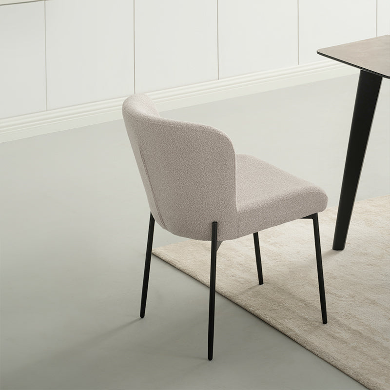 Joslyn Eetkamerstoel [Set van 2] [Bouclette Stof]