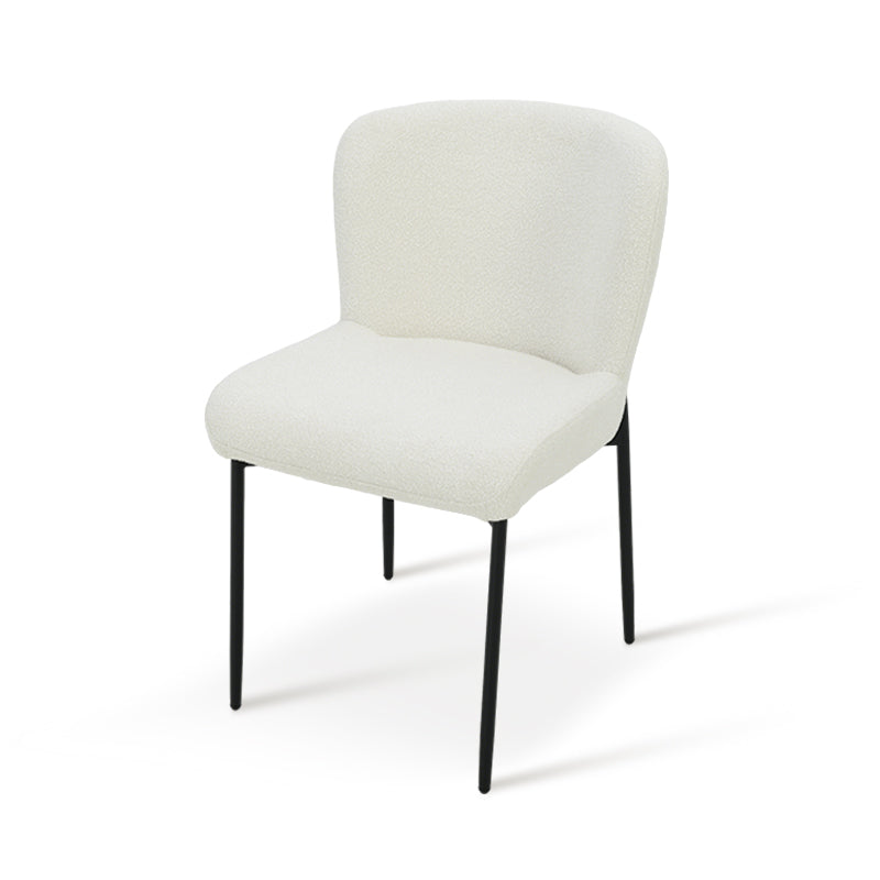 Joslyn Eetkamerstoel [Set van 2] [Bouclette Stof]
