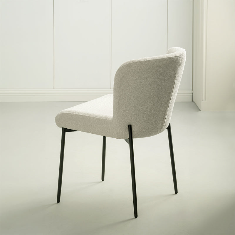 Joslyn Eetkamerstoel [Set van 2] [Bouclette Stof]