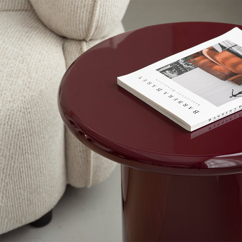 Orin Ronde Salontafel [Paars Rood] [45 cm]