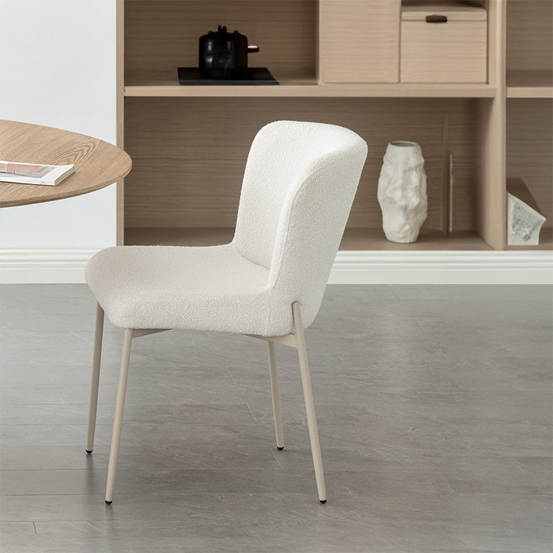 Joslyn Eetkamerstoel [Set van 2] [Bouclette Stof]