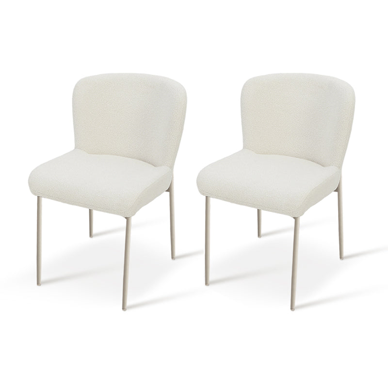 Joslyn Eetkamerstoel [Set van 2] [Bouclette Stof]