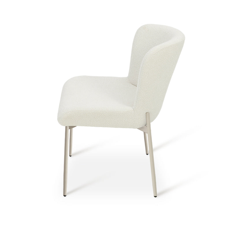 Joslyn Eetkamerstoel [Set van 2] [Bouclette Stof]