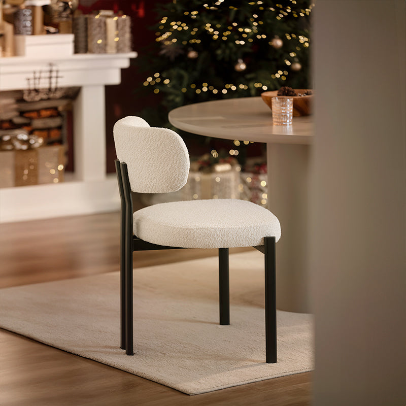 Mabel Eetkamerstoel [Set van 2] [Boucle Stof]