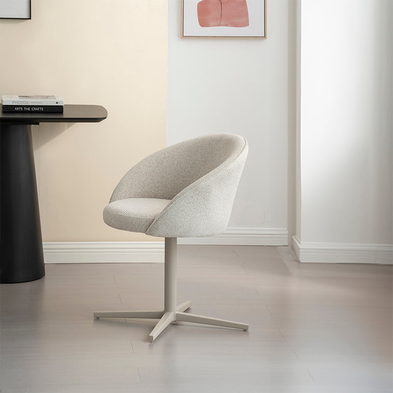 Paislee 360° Draaibare Eetkamerstoel [Set van 2] [Linnen Stof]