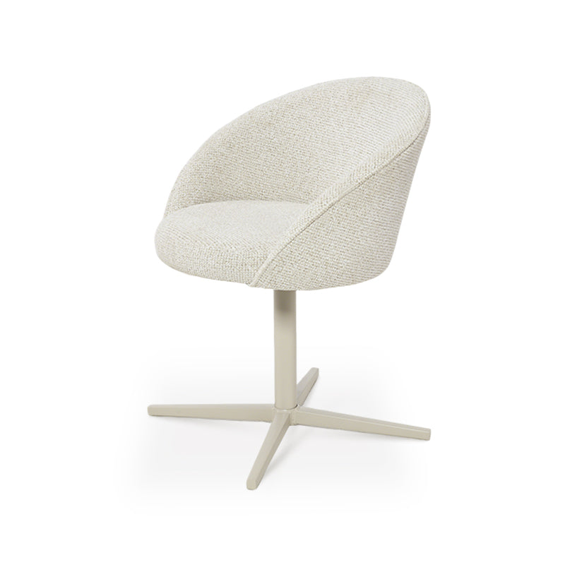 Paislee 360° Draaibare Eetkamerstoel [Set van 2] [Linnen Stof]