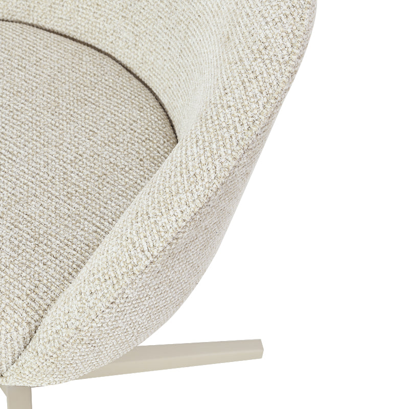 Ronde Eettafel Tiana en 2 360° Draaibare Paislee-eetkamerstoelen [Eetkamerset]