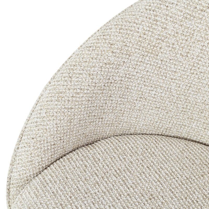 Paislee 360° Draaibare Eetkamerstoel [Set van 2] [Linnen Stof]