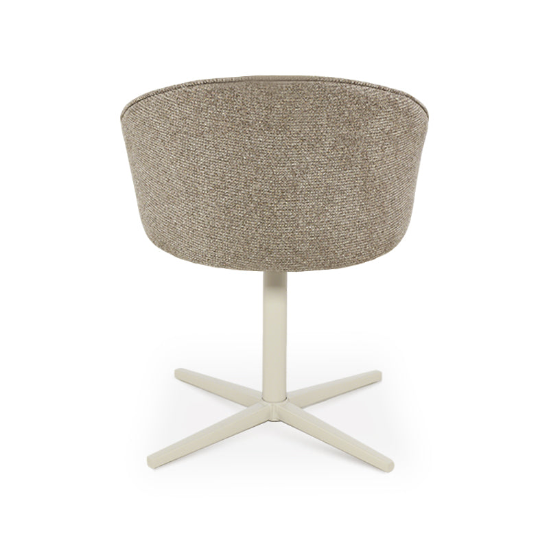 Paislee 360° Draaibare Eetkamerstoel [Set van 2] [Linnen Stof]