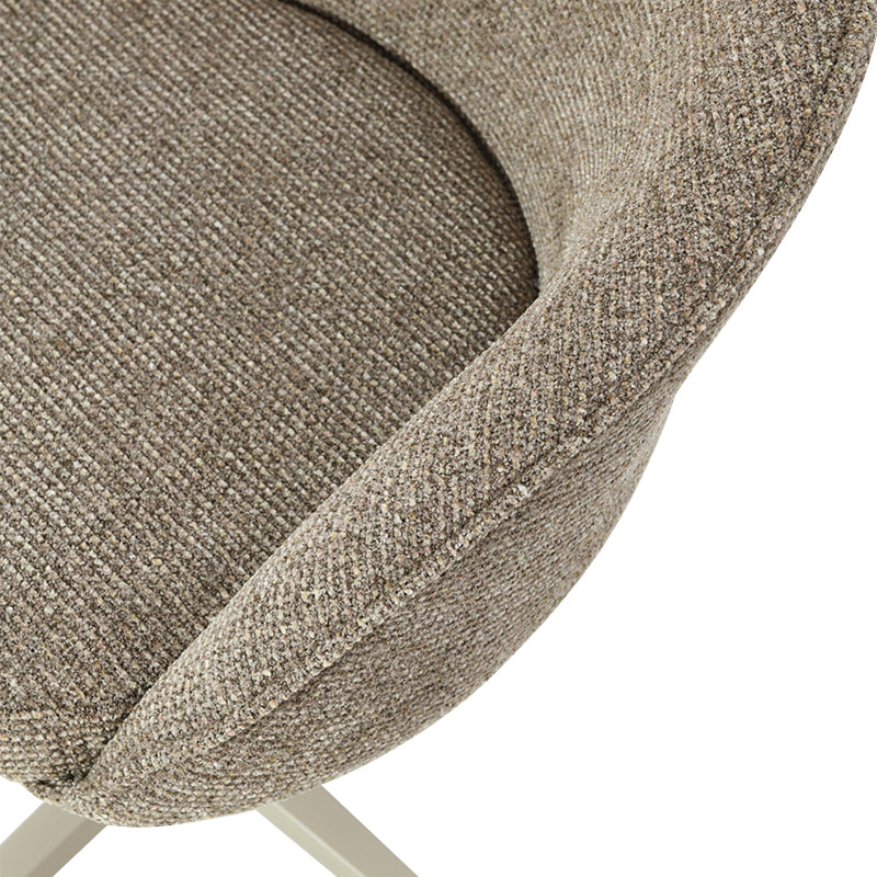 Ronde Eettafel Tiana en 2 360° Draaibare Paislee-eetkamerstoelen [Eetkamerset]