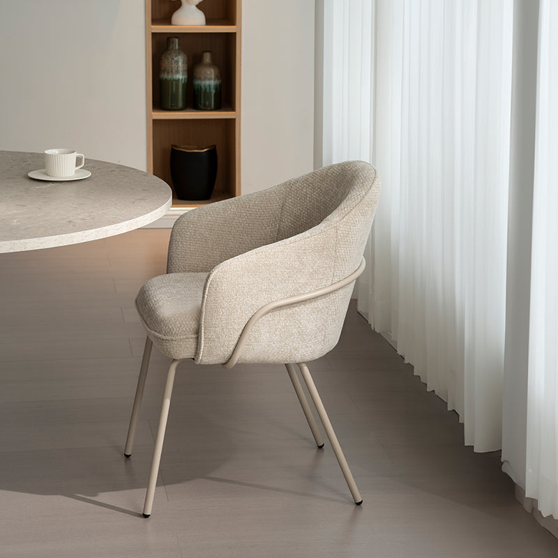 Beatrix M Eetkamerstoel [Chenille] [Set van 2]