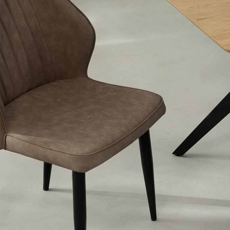 Aleena Eetkamerstoel [Set van 2] [Kunstleer]