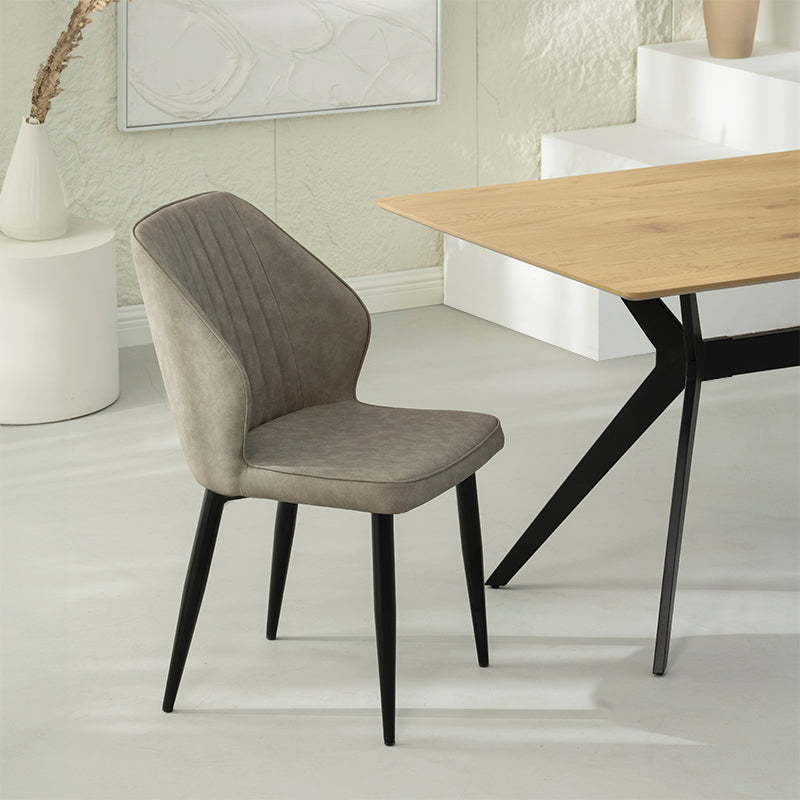 Aleena Eetkamerstoel [Set van 2] [Kunstleer]