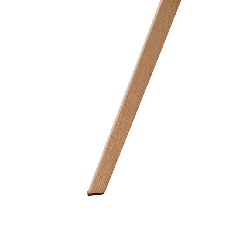 Aoife Strakke Eetkamerstoel [Set van 2] [Linnen stof] [Eiken Metalen Poten]