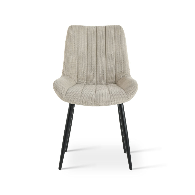 Esszimmerstuhl Jarvis [2er Set] [Leinen Stoff] Ofcasafurniture DE