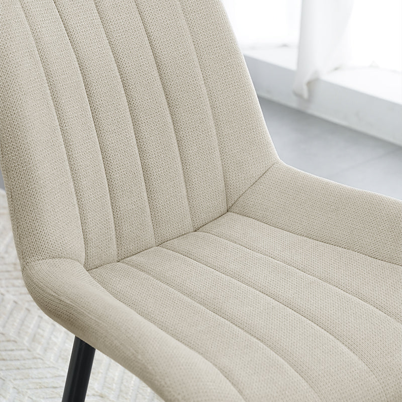 Esszimmerstuhl Jarvis [2er Set] [Leinen Stoff] Ofcasafurniture DE